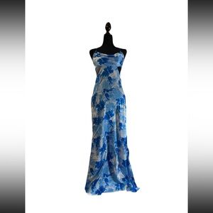 floral printed strappy dress